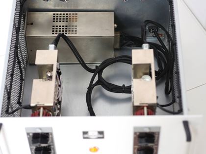 Klangfilm-Pair RZ086 B tube equalizers racked